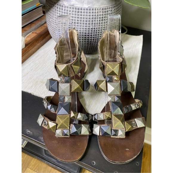 ASH Meka Embellished Gladiator Sandals 6.5 - Picture 3 of 6